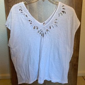 Free People M White Top